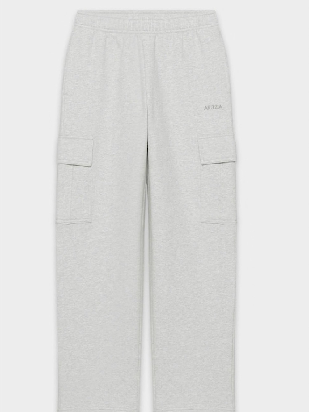 Aritzia Light Gray Cargo Sweatpants